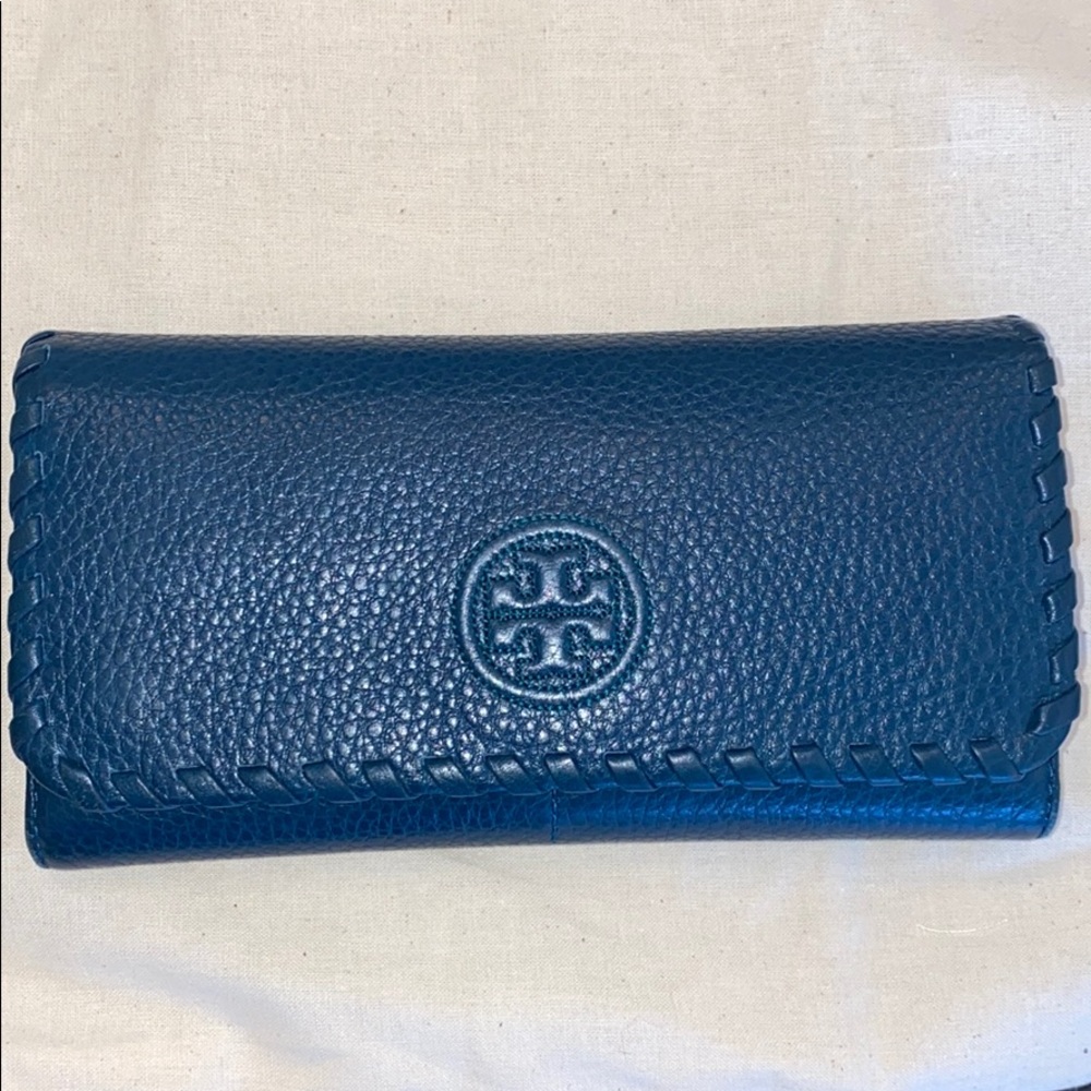 Teal Tory Burch Wallet